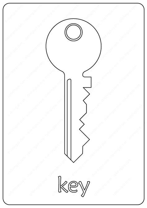 Free Printable Key Coloring Pages Coloring Pages Free Coloring Pages