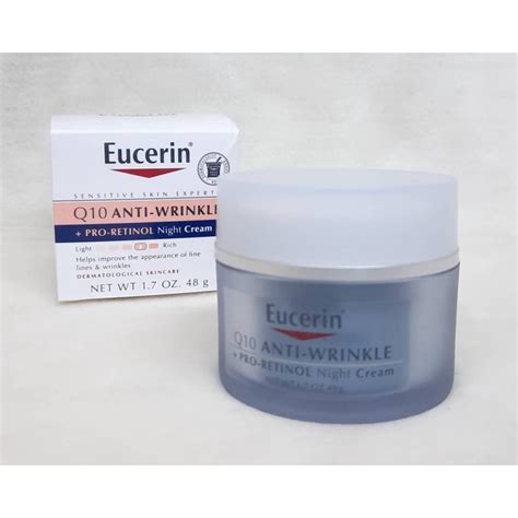 Eucerin Q10 Anti Wrinkle Pro Retinol Night Cream 48 G Shopee Thailand