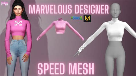 Turtleneck Marvelous Designer Speed Mesh Sims 4 Youtube