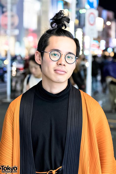 Issey Miyake x Ikko Tanaka Pleats Kimono Jacket & Tabi Nike in Harajuku