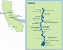 Kaweah River Mile-by-Mile Map