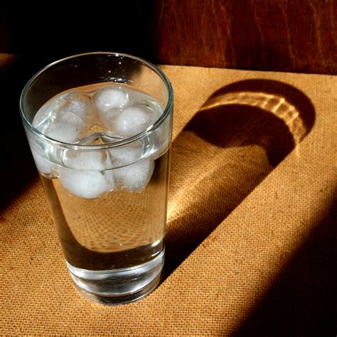 Glass Of Ice Water In Sunbeam Picture Free Photograph Photos Public Domain