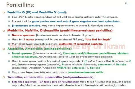 Penicillins Hypersensitivity Reactions Hemolytic Anemia Pa Life