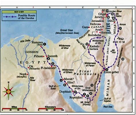 The Legendary 12 Stations Of Exodus Bible Mapping Bible Exodus