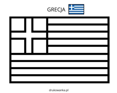 Bandera De Grecia Libro Para Colorear Para Imprimir Y En Línea
