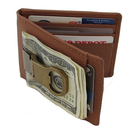 Measuring in at just 3 by 4, this is truly an amazingly thin, front. Shop Continental Leather Bottle Opener Money Clip Front Pocket Wallet - Free Shipping On Orders ...