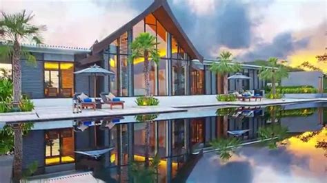 There is extensive use of teak wood throughout the building. Villa Sawarin - Phuket, Thailand - YouTube