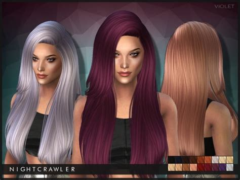 The Sims Resource Nightcrawler Violet • Sims 4 Downloads