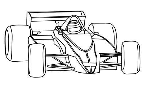 Download Formula One Car Coloring Pages