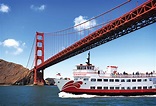 Enjoy a Red & White Ferry cruise under the Golden Gate Bridge, whose ...