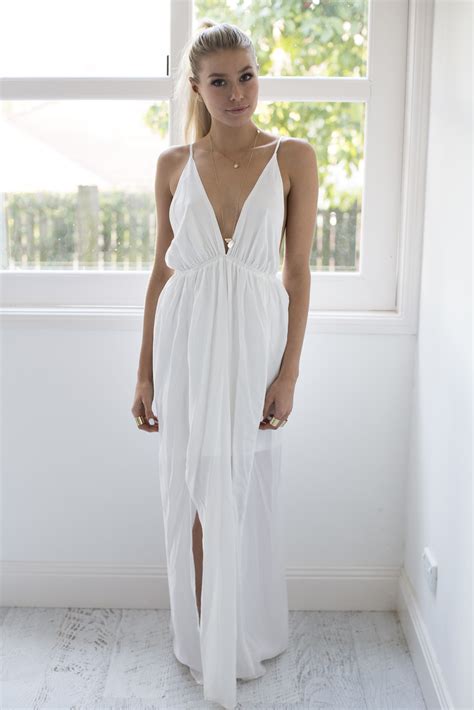 Fashion And Wedding Dress Ideas Pretty White Maxi Dresses