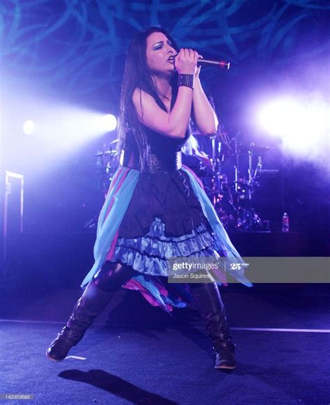 Singermusician Amy Lee Of Evanescence Performs At The Midland By Amc