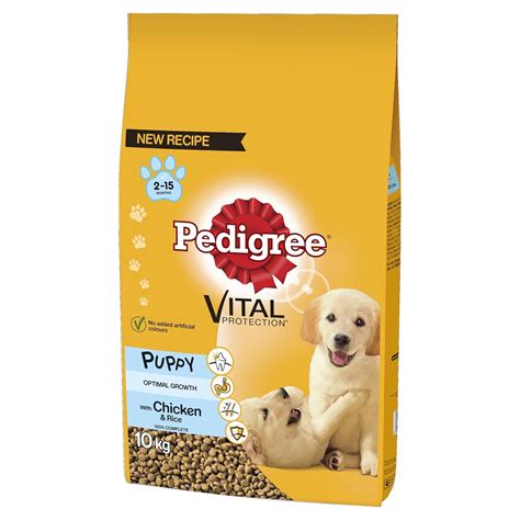 Pedigree Puppy Medium Dog Dry Food With Chicken And Rice 10 Kg Amazon