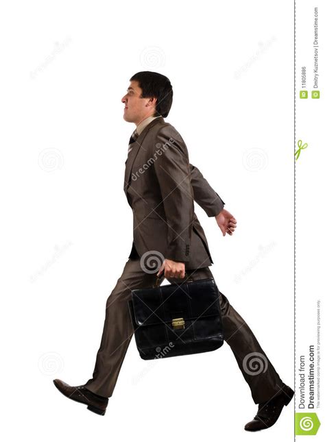 Businessman go to work stock photo. Image of person, action - 11805886