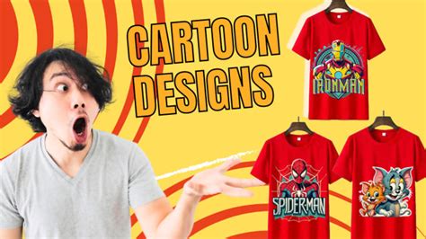 Make Cartoon Tshirt Designs Or Anime Character Designs By Amandesigner77 Fiverr