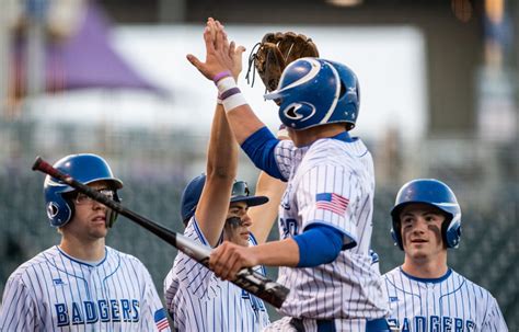 State Baseball Badgers Attack The Titans Early And Often Cruise To