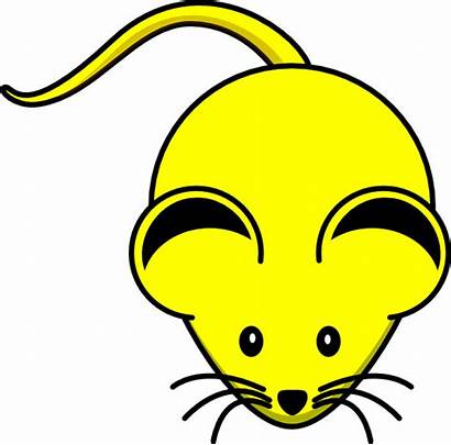 Mouse Yellow Clip Clipart Clker