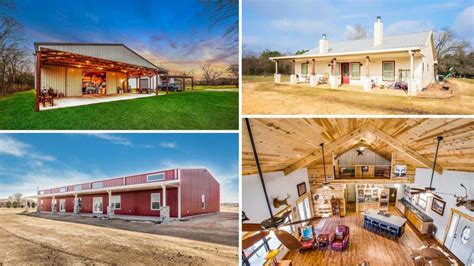 Far From A Boring Barn These 9 Texas Barndominiums Offer Stylish Digs