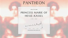 Princess Marie of Hesse-Kassel Biography - Grand Duchess consort of ...