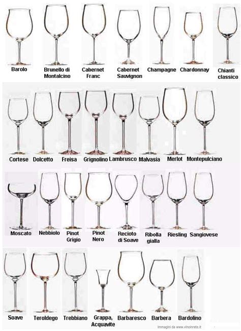 Types Of Wine Glasses And Their Uses About Glass Italyhomemade Vins Et Vignobles In 2019