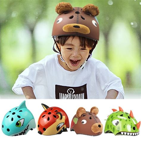 Buy Kids Cute Bike Helmet 50 58cm Animal Ultra Light