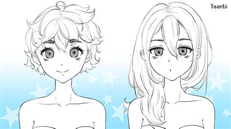 How To Draw Female Hairstyles Anime And Manga Basics