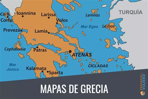 Mapas De Grecia Proyecto Viajero