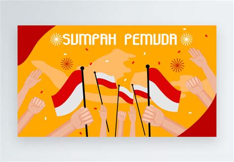 Indonesian Youth Pledge Day Sumpah Creative Banner Images Hd Pictures