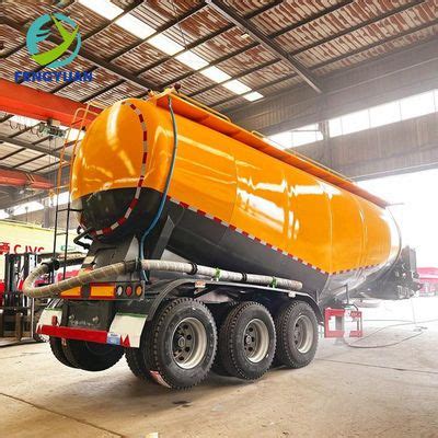 Cbm Ton V Shape Cement Tanker For Sale Fly Ash Bulker Capacity Dry Bulk Semi Trailer