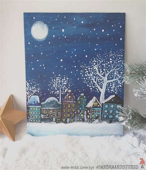 Christmas Acrylic Painting Easy Home Decor Ideas