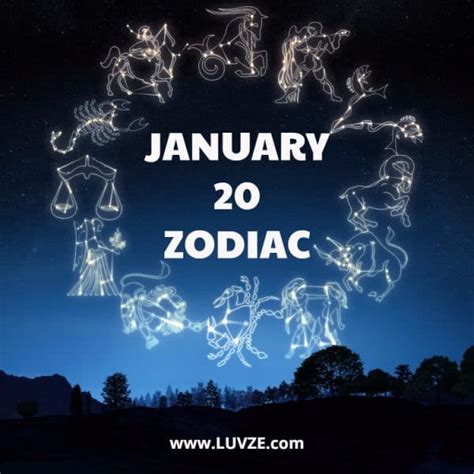 January 20 Zodiac Birthday Horoscope Personality And Compatibility