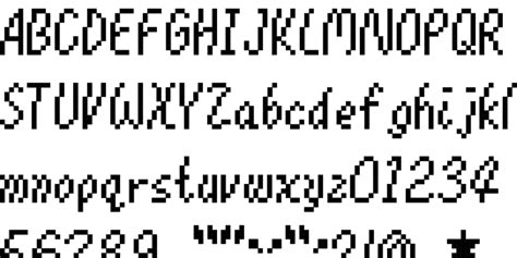 Super Mario 64 Font Fontstruct