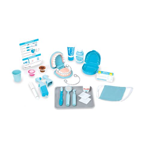 Melissa And Doug Super Smile Dentist Kit With Pretend Play Set Of Teeth
