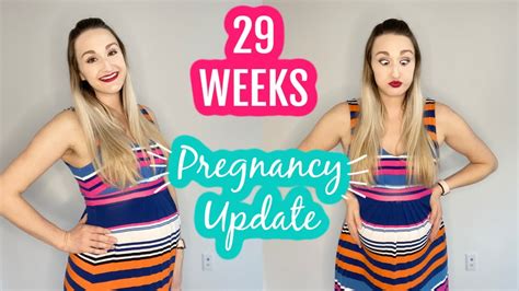 29 Week Pregnancy Update Belly Shot 29 Week Pregnancy Symptoms