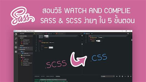 How To Install Sass In Your Visual Studio Code Beginner Scss Tutorial Sass Cheerthaipower