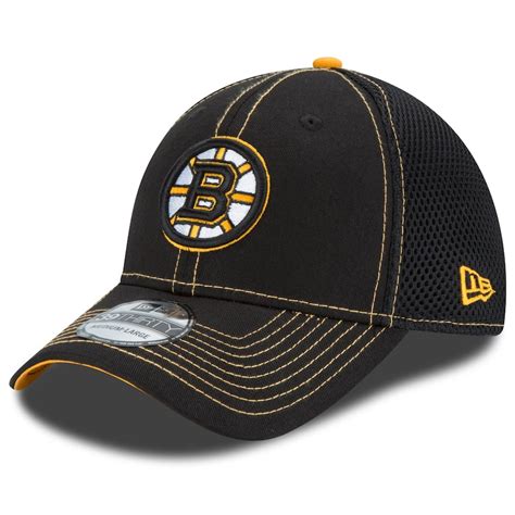 Boston Bruins New Era Nhl Crux Line Neo 39thirty Flex Hat Black