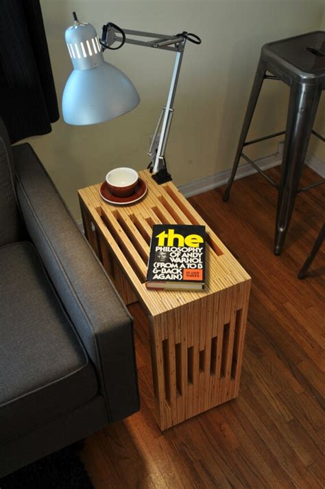 Handmade Birch Plywood Side Table By Workshophoney On Etsy