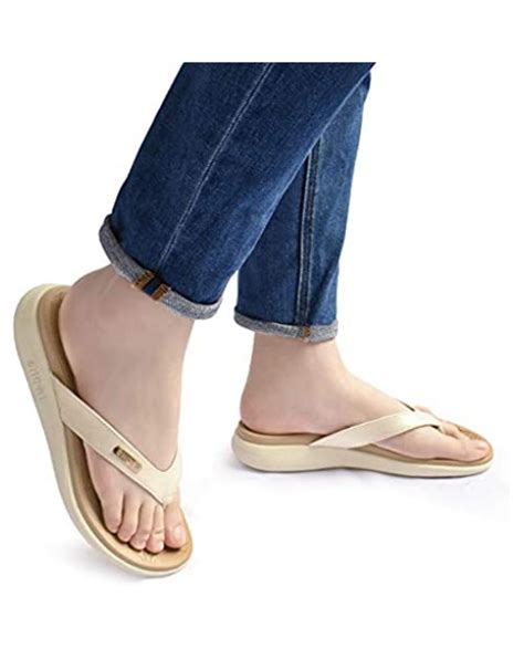 Oncai Womens Flip Flops Comfortable Orthotic Arch Support Thong Sandals