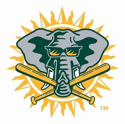 Oakland Athletics Logos 1994 Elephant Baseball Alternate