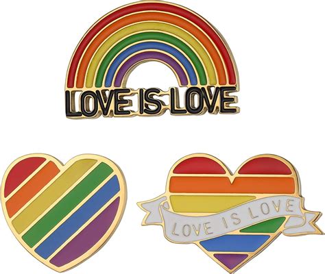 Buy Sumfan Gay Pride Pins Pride Lgbtq Accessories Pin Love Is Love