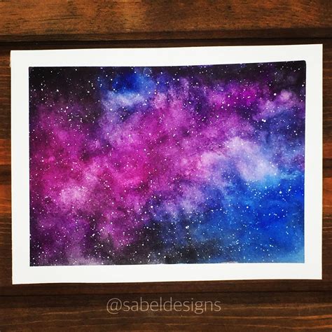 How To Paint A Watercolor Galaxy Artofit