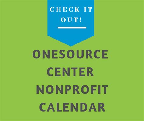 Nonprofit Community Calendar Events Training And Registration Info