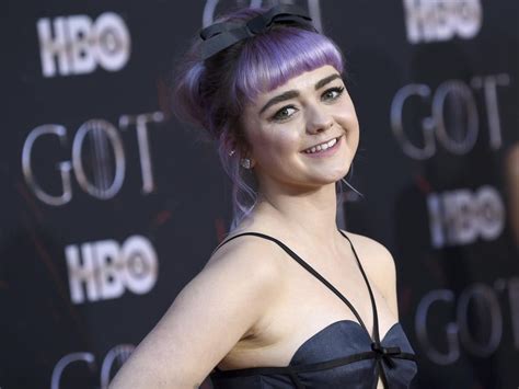 Stark Reality Maisie Williams Kills Off Arya In Game Of Thrones