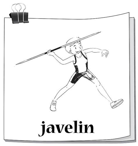 Drawing Of Javelin Illustrations Royalty Free Vector Graphics And Clip