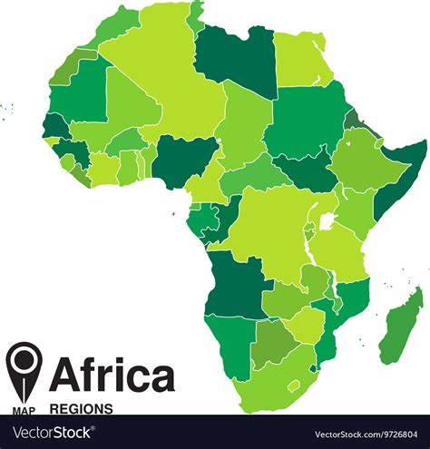 Political Map Of Africa Vector Stock Vector Illustration Of African Images
