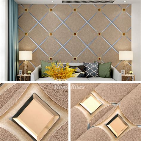 Rhinestone 3d Wallpaper Background Wallpaper Design Home Decor Living Room