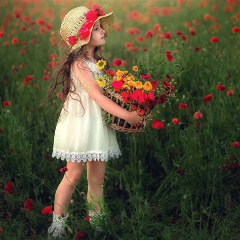 Cute Beautiful Baby Photos With Flowers Hd Wallpaper Newborn Baby