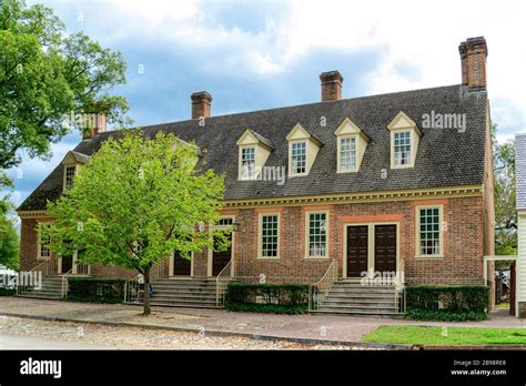 Colonial Williamsburg Brick House Tavern Stock Photo Alamy