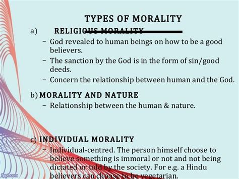 Different Types Of Morality The Borgen Project