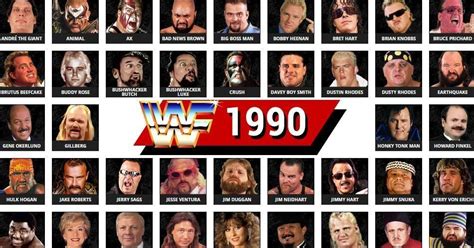 Wwf Roster In Year 1990 Full List Of Wrestlers